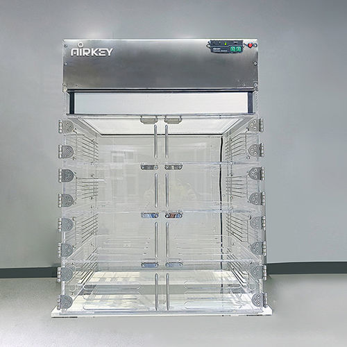 Кабина для чистого помещения - Airkey Envirotech Co., Ltd. - на роликах / HEPA / с ламинарным потоком