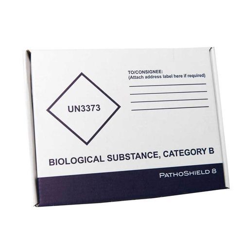 Коробка для упаковки для фармацевтических продуктов - PathoShield 8 - DGP Intelsius GmbH - для биологических проб / транспортная / из бумаги