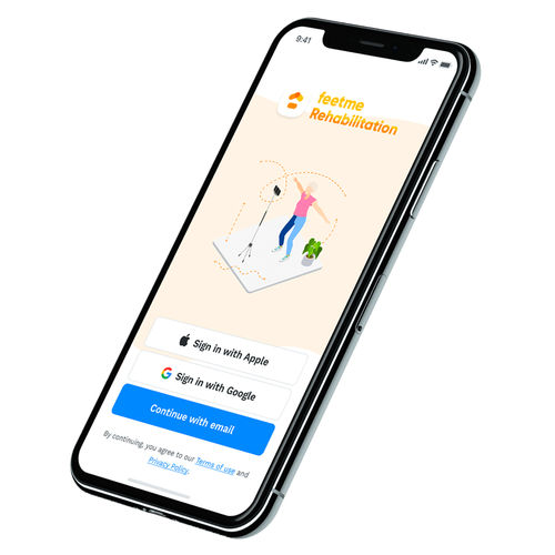 Приложение android для оценки - FeetMe® Rehabilitation - Feetme - для составления отчетности / для оценки походки / для оценки осанки