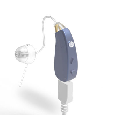 Слуховой аппарат BTE, open fit - EN-T201D - Guangdong ENNO Technology - перезаряжаемый / снижение уровня шума / бежевый