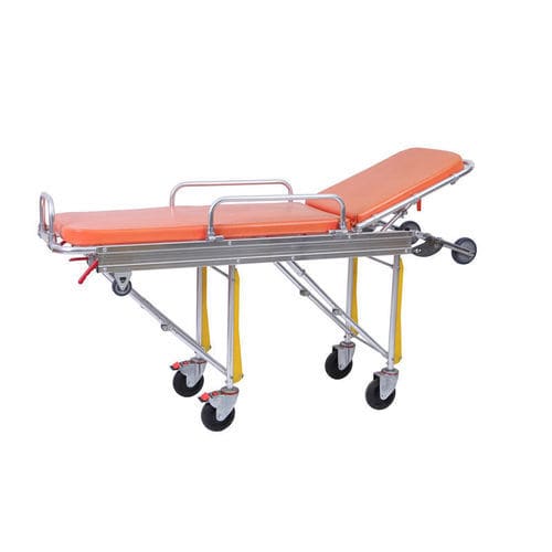 Тележка-каталка для машин скорой помощи - YHR-A2 - Zhangjiagang Herui Medical Equipment Co., Ltd. - ручная / складная / с регулируемой высотой