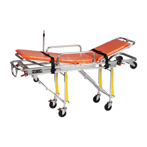 Тележка-каталка для машин скорой помощи - YHR-A3 - Zhangjiagang Herui Medical Equipment Co., Ltd. - ручная / складная / с регулируемой высотой