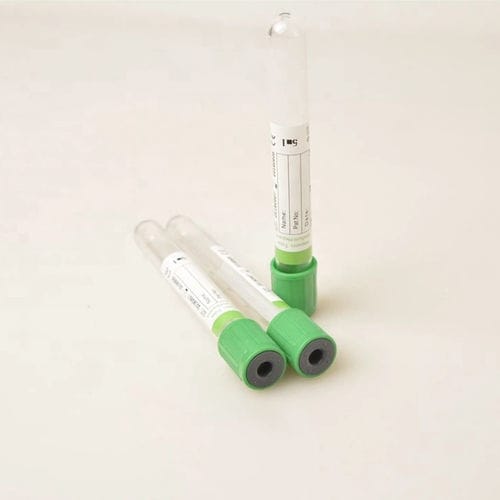 Пробоотборная трубка гепарин натрия - Cangzhou Yongkang Medical Devices Co., Ltd. - для диагностики / для иммуноанализа / цилиндрическая