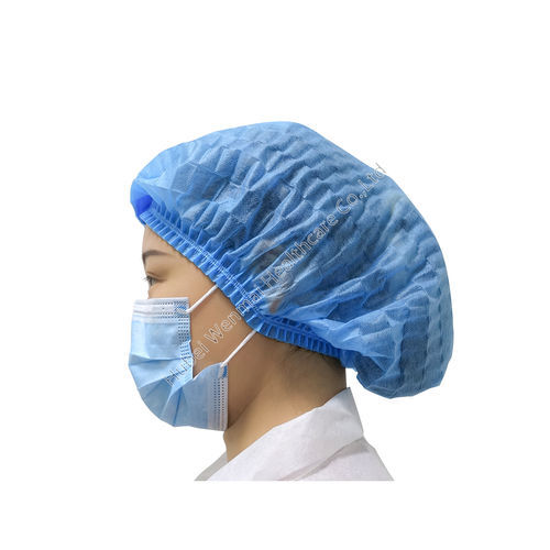 Пышная медицинская шапочка - WM-C01 - Hubei Wenmai Healthcare - из полипропилена / нетканая