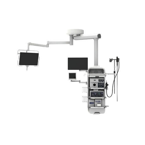 Потолочный медицинская консоль - G-D3-1-MP13 - Galbino Technology - для эндоскопии / модульный / с регулируемой высотой