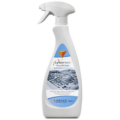 Энзиматическое моющее средство - Lysonox® Enzy4Clean - ADRANOX - вспенивающее / пена / 750 мл