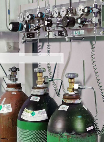 Устройство распределения медицинских газов с баллоном кислорода - Woodmans Meditech