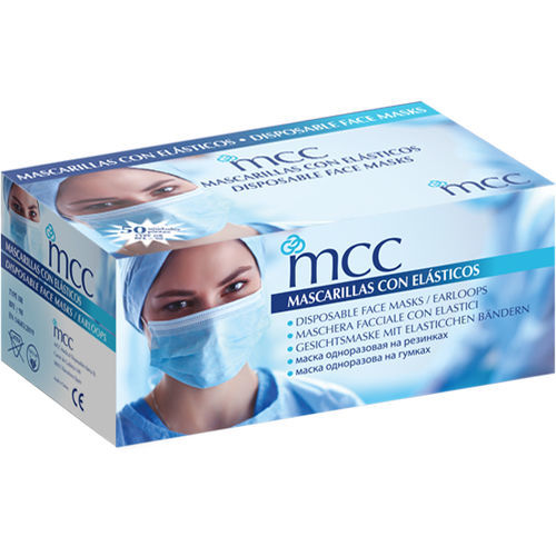 Xирургическая маска типа IIR - MCC Disposables - для взрослых / упаковка 50 штук / черная