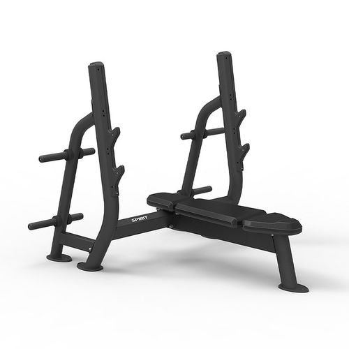 Плоская силовая скамья - SP-4209 - SPIRIT Fitness - с держателем гантелей