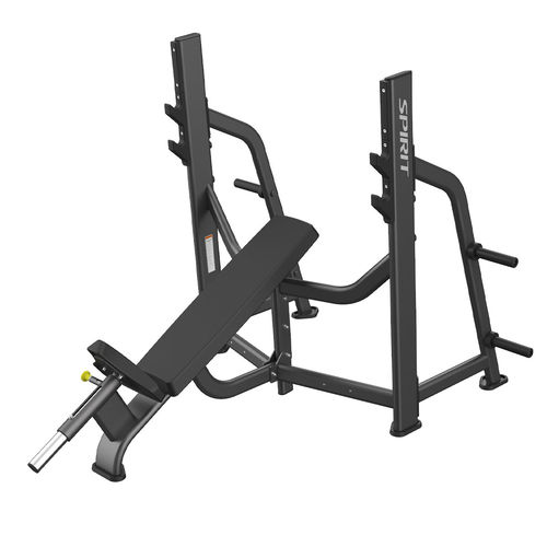 Наклонная силовая скамья - SP-7515 - SPIRIT Fitness - с держателем гантелей