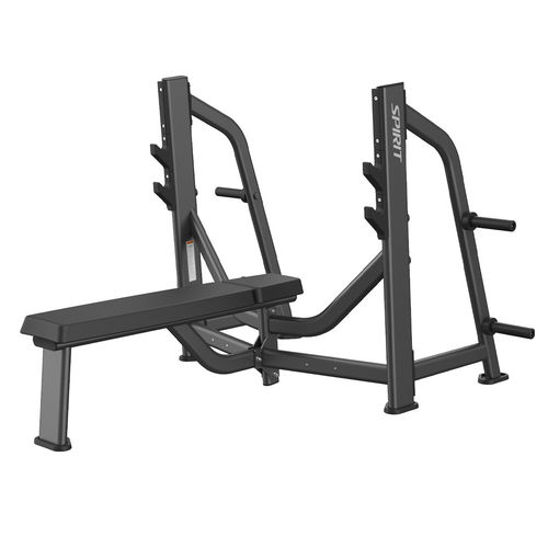 Плоская силовая скамья - SP-7514 - SPIRIT Fitness - с держателем гантелей