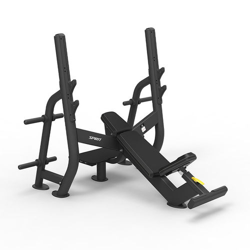 Наклонная силовая скамья - SP-4210 - SPIRIT Fitness - с держателем гантелей