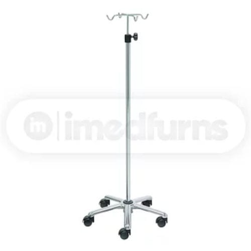 Стойка для сыворотки на роликах - IMED6012 - imedfurns Private Limited - 4 крюка / из нержавеющей стали