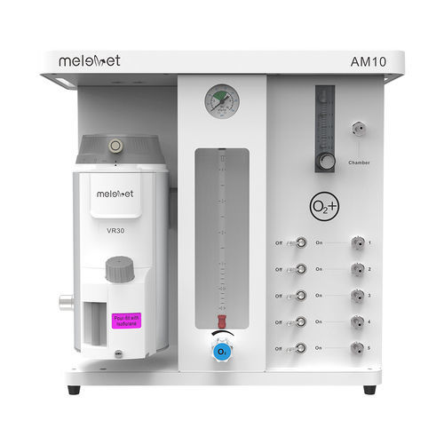 Настольная ветеринарная установка для анестезии - AM10 - Shenzhen melevet Medical Co., Ltd. - настенная