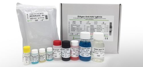 Набор для теста гепатит А - EIAgen - ADALTIS - иммуноглобулин M / VHA / плазменный