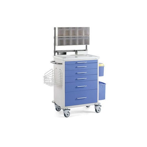 Медицинская тележка - T016 - Foshan Medco Medical equipment Co., Ltd. - для медицинских приборов / для медицинского ухода / мусорный контейнер