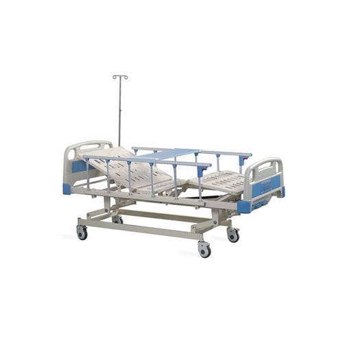 Кровать для больниц - M301 - Foshan Medco Medical equipment Co., Ltd. - ручная / с регулируемой высотой / на роликах