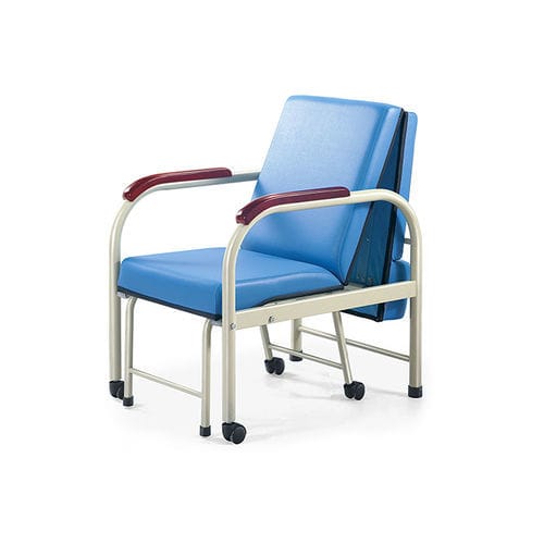 Стул с подлокотниками - AC002 - Foshan Medco Medical equipment Co., Ltd. - на колесиках / с регулируемой высотой