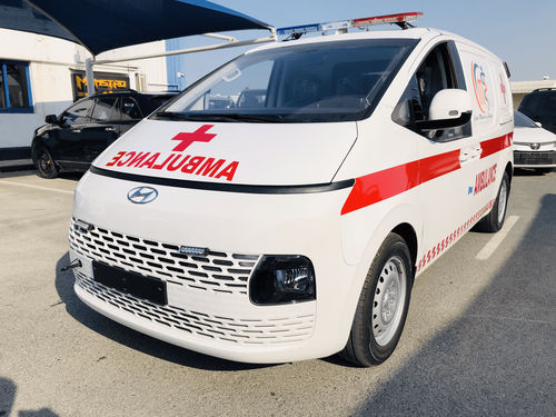 Машина скорой помощи для интенсивной терапии - Hyunda Staria  - Monstro Hard FZCO - парамедицинская / для трансфера / ветеринарная