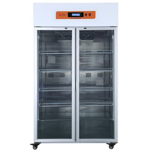 Холодильник для хроматографии - GYYP-900 - Xiamen Guoyi Scientific Instrument - в виде шкафа / 2 дверцы / со стеклянной дверью