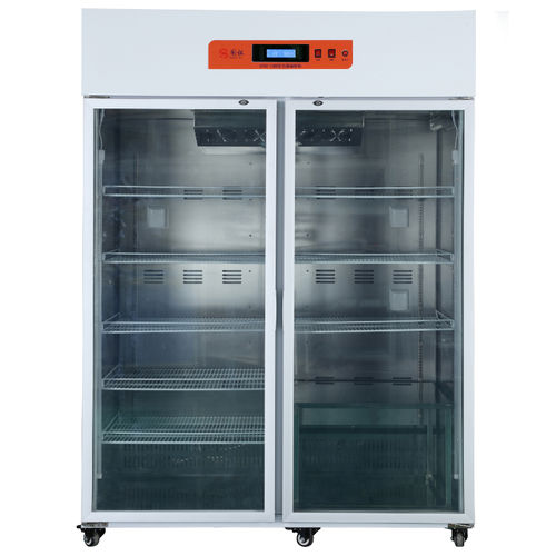 Холодильник для хроматографии - GYYP-1250 - Xiamen Guoyi Scientific Instrument - в виде шкафа / 2 дверцы / со стеклянной дверью