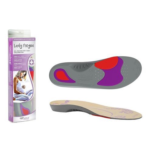 Ортопедическая стелька для обуви с подпяточной стелькой - Lady Pregna - FootWave™ - с продольной арочной опорой / с поперечным сводом / для плоскостопия