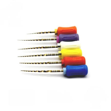 Эндодонтический напильник с ручным управлением - Protaper Gold - Shenzhen Belident Medical Equipment Co.,Ltd - для лечения корневых каналов / из сплава никеля и титана