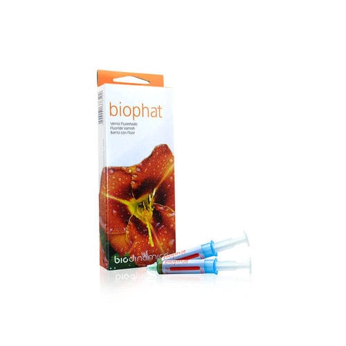 Стоматологический материал из фторлака - biophat - Biodinâmica - для зубной профилактики / белый