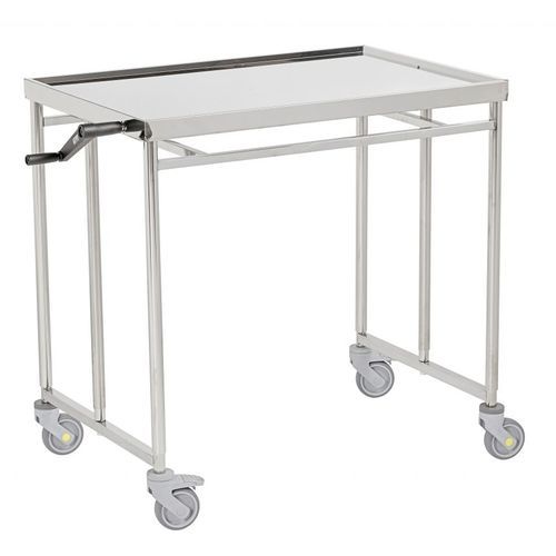Хирургическая тележка - 972AF - TOURINOX - для инструментов / из нержавеющей стали / мобильная