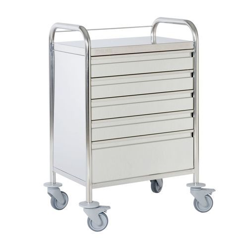 Тележка для неотложной помощи - 10100 - TOURINOX - медицинская / для общего применения / из нержавеющей стали
