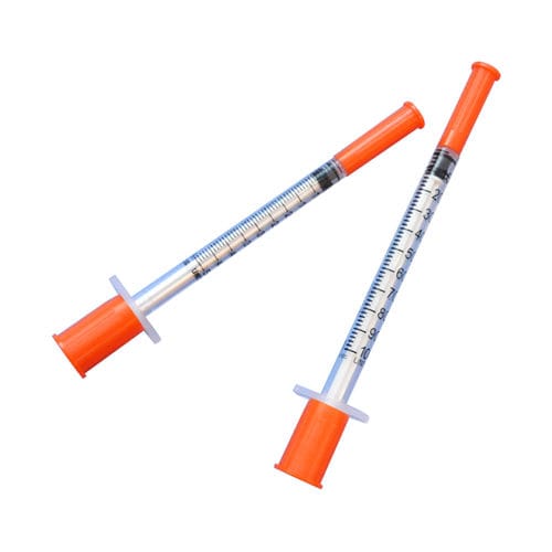 Шприц для подкожных инъекций - U-100 - Jiangsu Zhengkang Medical Apparatus - инсулиновый / 1 мл / 0,5 мл
