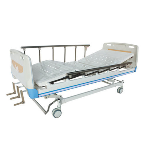 Кровать для больниц - A6 - Shandong Expert Medical Equipment - ручная / с регулируемой высотой / на роликах