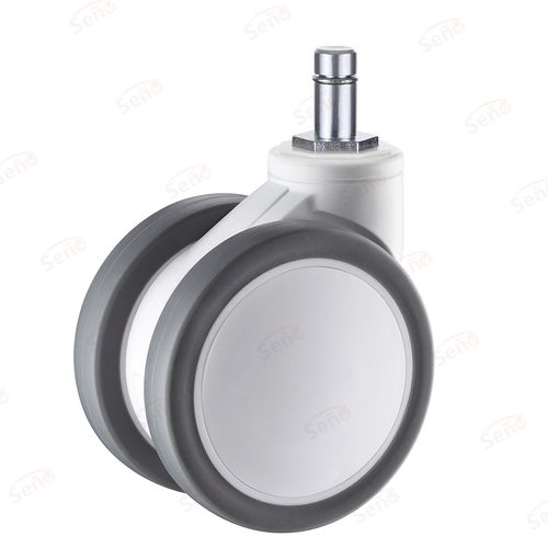 Колесо для медицинской тележки - ME04-03-100TPRG - Zhongshan Seño Casters and Wheels Man Co.,Ltd - поворотный