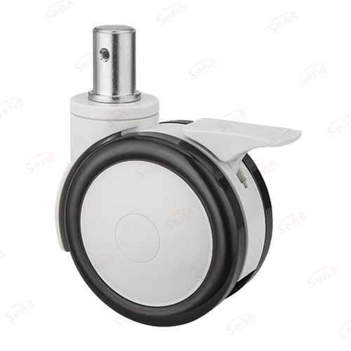 Колесо для операционного стола - ME02-03D-125PUB - Zhongshan Seño Casters and Wheels Man Co.,Ltd - из полипропилена / с тормозом / поворотный