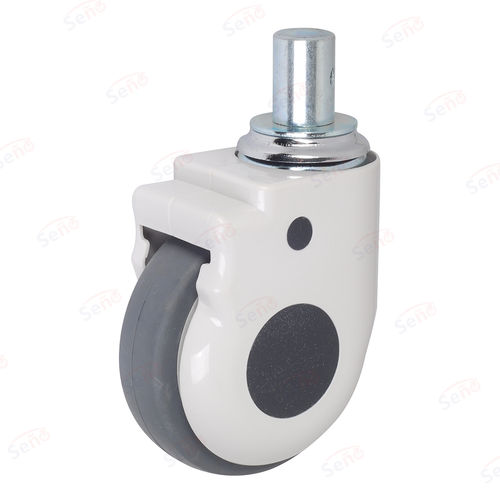 Колесо для больничной кровати - HB01-03-125TPR-G - Zhongshan Seño Casters and Wheels Man Co.,Ltd - из полипропилена / поворотный