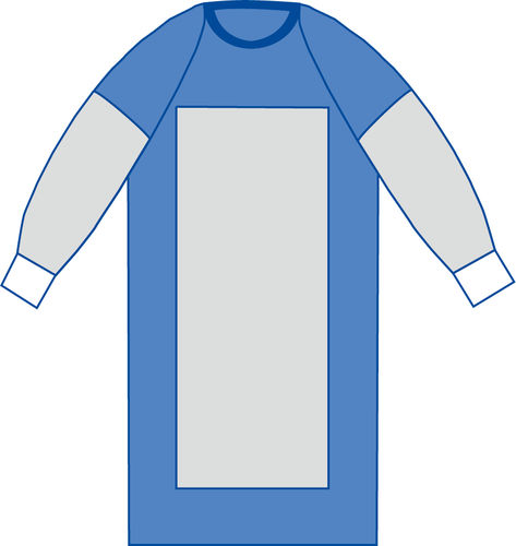 Хирургический халат унисекс - Level 4  - Sino Protection - XXL / L / S
