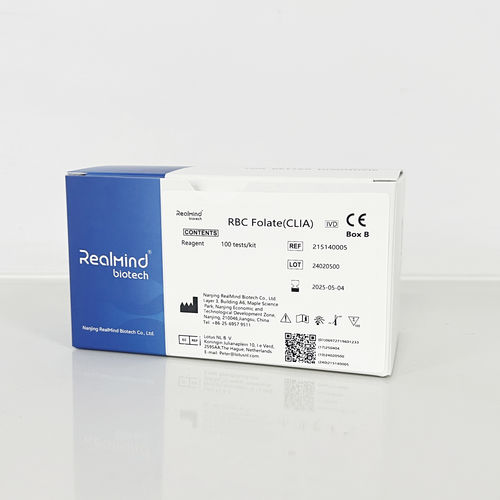 Экспресс-тест для анемии - RBC Folate - Nanjing RealMind Biotech Co., Ltd - фолиевая кислота / сыворотки / плазменный
