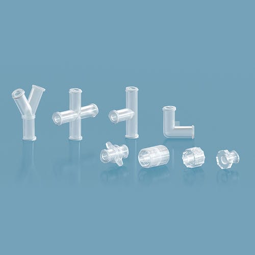 Адаптер внутренняя резьба-внутренняя резьба - RH-2G - NANJING RUNZE FLUID CONTROL EQUIPMENT CO., LTD. - для медицинских приборов / прямой / Т-образный