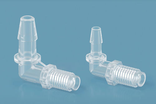 Адаптер для медицинских приборов - LWZ-016-PP - NANJING RUNZE FLUID CONTROL EQUIPMENT CO., LTD. - изогнутый / из полипропилена