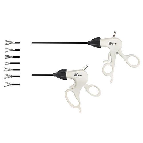 Зажим для лапароскопии - B04105330 - Hangzhou Boer Medical Instrument - для вскрытия / атравматический / изогнутый под углом 90°