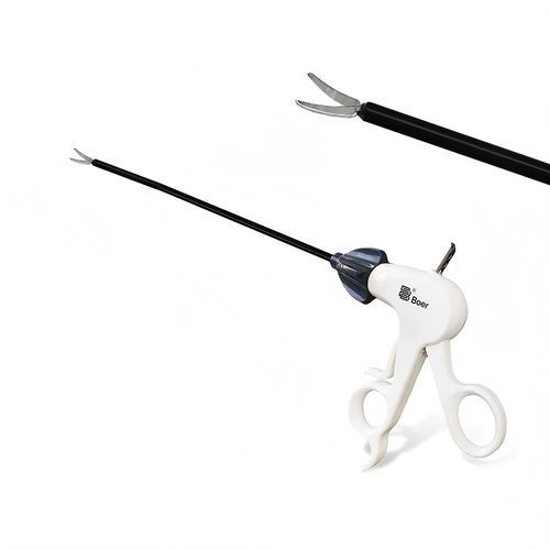 Лапароскопический ножницы - Fully Insulated Curved - Hangzhou Boer Medical Instrument - для среза / с лезвием / монополярный