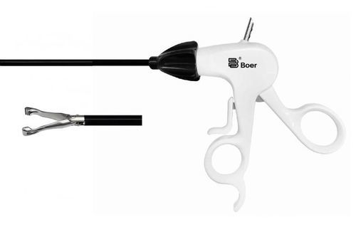 Зажим для лапароскопии - B0442-/B0443-/B0492-/B0493-Serie - Hangzhou Boer Medical Instrument - захватывающий / Babcock / окончатый