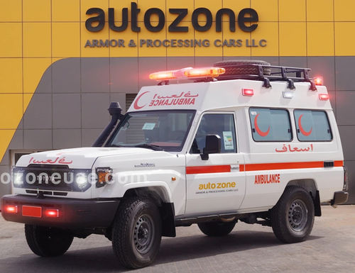 Машина скорой помощи для интенсивной терапии - HZJ78 - AUTO ZONE ARMOR AND PROCESSING CARS L.L.C - с кислородной терапией / дизельная / механическая