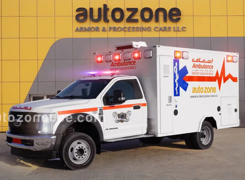 Машина скорой помощи с отсеком - F-550 - AUTO ZONE ARMOR AND PROCESSING CARS L.L.C - с кислородной терапией / дизельная / автоматическая
