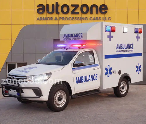 Машина скорой помощи с отсеком - 2GD-FTV - AUTO ZONE ARMOR AND PROCESSING CARS L.L.C - с кислородной терапией / дизельная / механическая