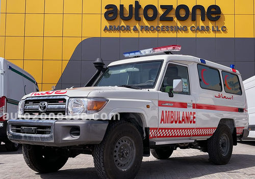 Машина скорой помощи с кислородной терапией - HZJ78 - AUTO ZONE ARMOR AND PROCESSING CARS L.L.C - 4x4 / дизельная / механическая