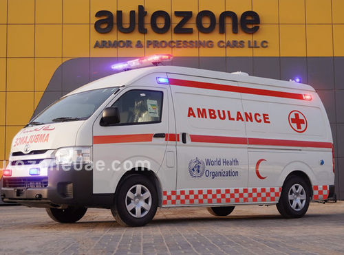 Машина скорой помощи фургон - Hiace - AUTO ZONE ARMOR AND PROCESSING CARS L.L.C - с кислородной терапией / механическая