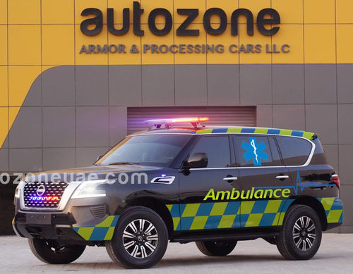 Машина скорой помощи с кислородной терапией - Nissan Patrol - AUTO ZONE ARMOR AND PROCESSING CARS L.L.C - 4x4 / автоматическая