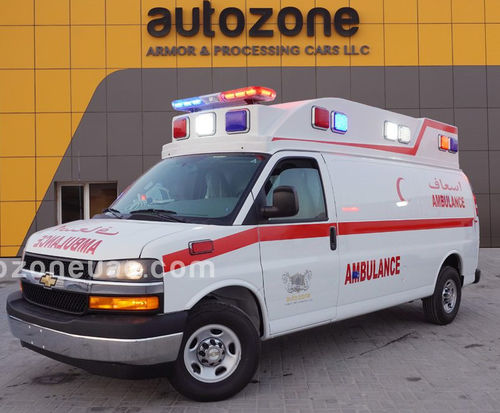 Машина скорой помощи для интенсивной терапии - Chevrolet Express - AUTO ZONE ARMOR AND PROCESSING CARS L.L.C - тип II / с кислородной терапией / автоматическая