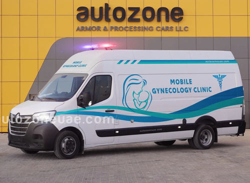 Гинекологический передвижной медицинский пункт - Renault Master - AUTO ZONE ARMOR AND PROCESSING CARS L.L.C - фургон / дизельный / механический